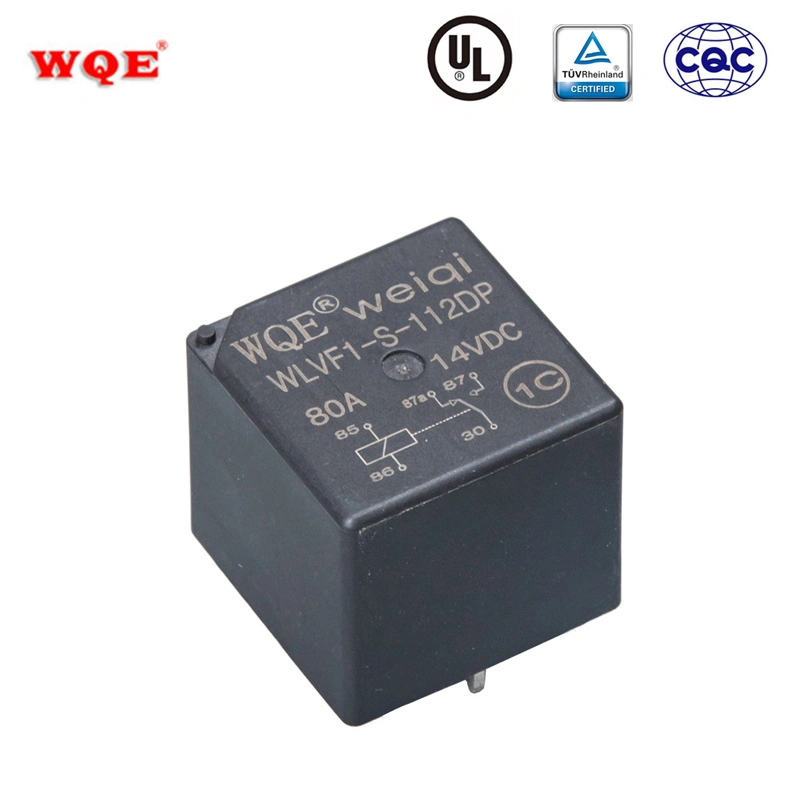 Automotive 12V Car Relay with 40A 5 Pins Wlvf1 PCB Mounted Auto Relays